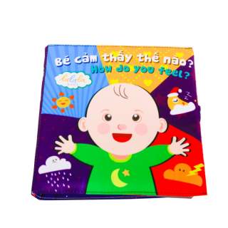 Sách Vải Song Ngữ Lalala Baby - Bé Cảm thấy thế nào ?